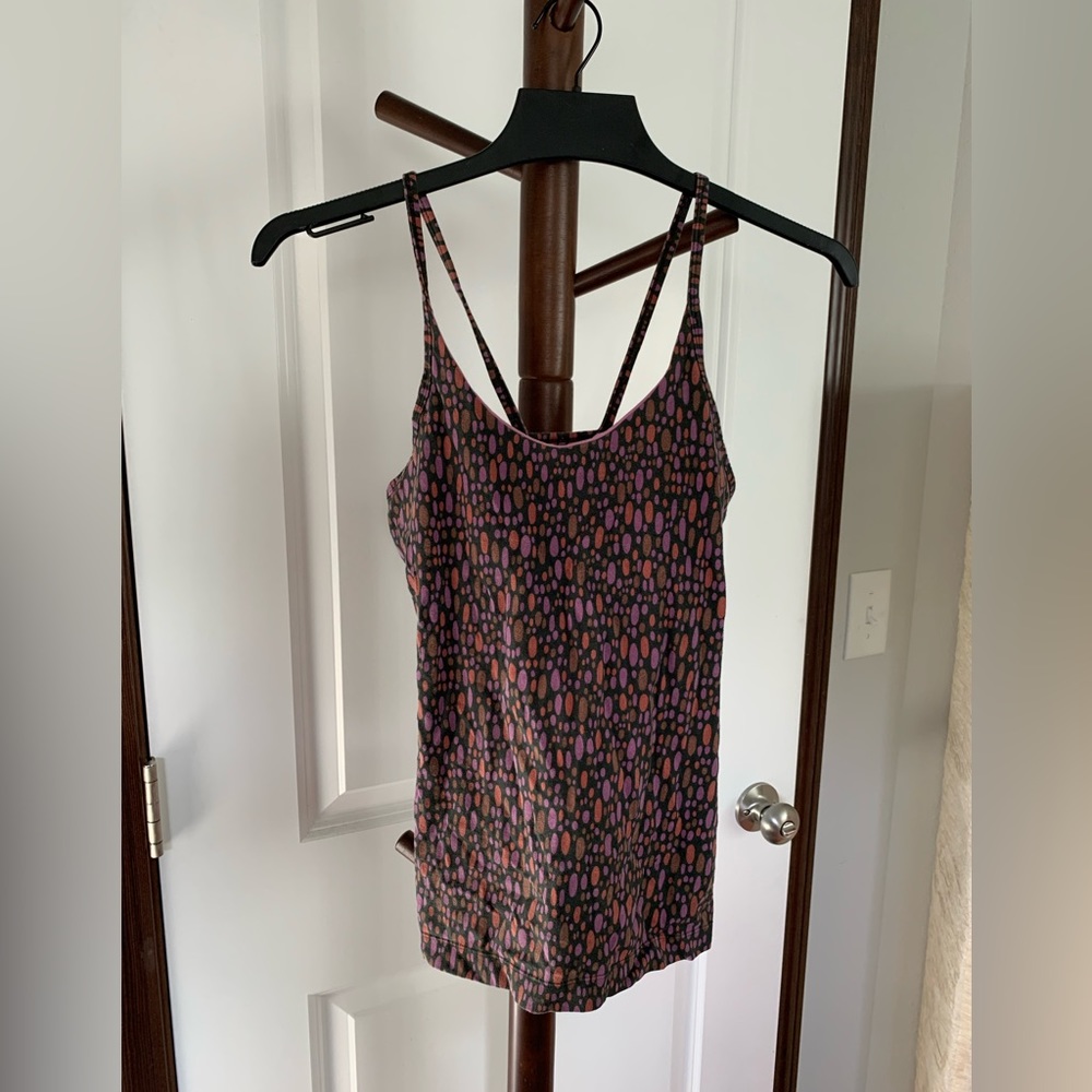 Patagonia organic cotton & spandex workout top with built in bra size Small